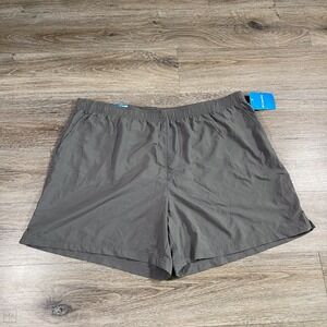 NEW Columbia Women's Shorts Sandy River Drawstring Nylon Unlined  3X Gray